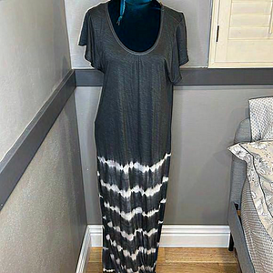 Cori garment dyed small maxi dress‎